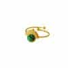 Fashion Natural Stone Turquoise Ring