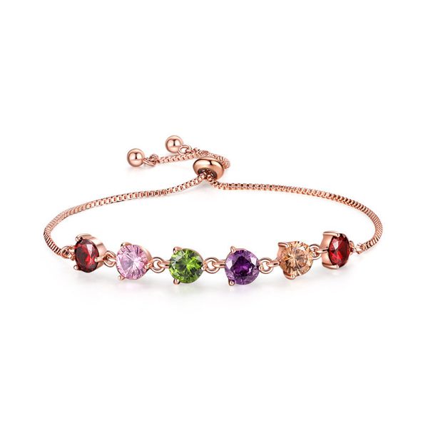 Fashion Simple Inlaid Zircon Bracelet For Women