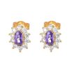 Women's Fashion Simple Micro-set Zirconia Earbone Studs