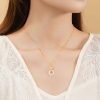Hetian Jade Necklace Women's New Chinese National Fashion Ginkgo Leaf