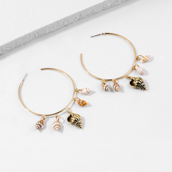 European And American Hot Style Big Circle Earrings Simple Fashion