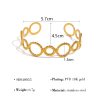 European And American New Thread Ring Stitching Open-ended Bracelet