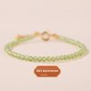 Natural Strawberry Quartz Bracelet Summer Sweet Girl Simple All-matching