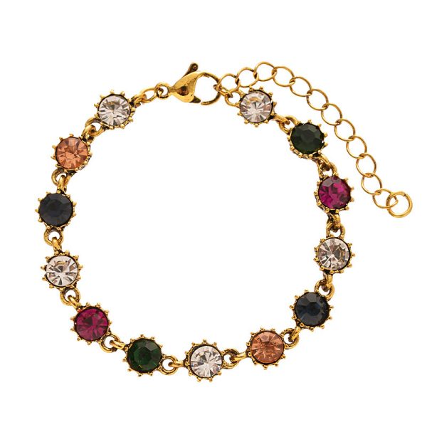 French Retro Colorful Elegant Jewelry For Women