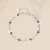 S925 Fashion Colorful Moissanite Sterling Silver Bracelet