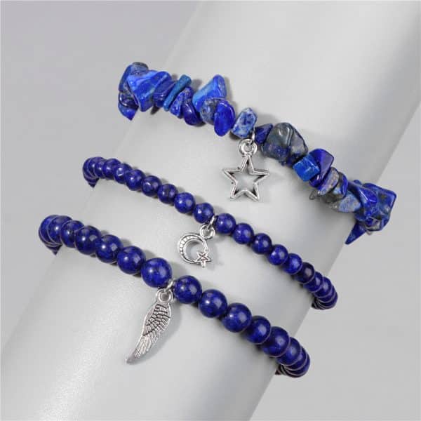 Natural Stone Elastic Bracelet Female