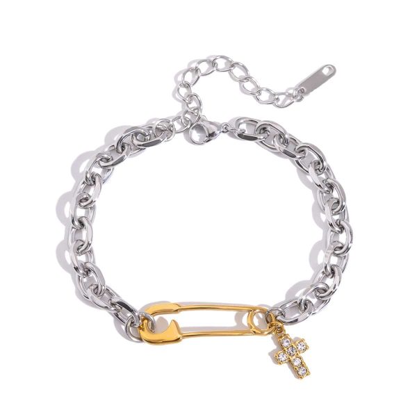Color Matching Bracelet Light Luxury High-grade Sense Clip Does Not Fade