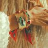 French Retro Color Scarf Bracelet