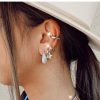 Copper Gilded Micro-set Zircon Light Luxury Retro Full Diamond Earrings