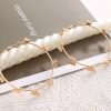 Exaggerated Frosted Butterfly Circle Earrings Street Shooting Super Fairy Stereo