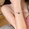 Women's Colorful Flower Pearl Bracelet