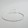 Ins Special-interest Design S925 Sterling Silver Broken Silver Bracelet For Women