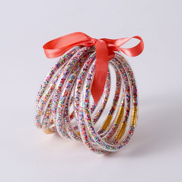 Colorful Silicon Ribbon Bow Bracelet