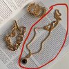 Fashion Jewelry New Niche Round Retro Circle Bracelet Necklace
