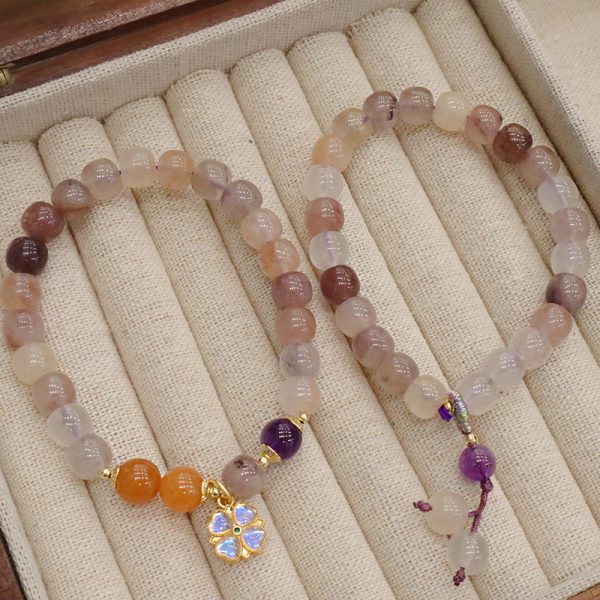 New Natural Jinsi Jade Bracelet Violet Bracelet