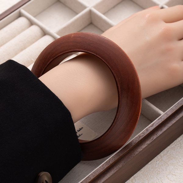 New Chinese Retro Ethnic Style Wooden Art Bracelet