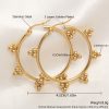 Fashion Elegant Circle Metal Earrings