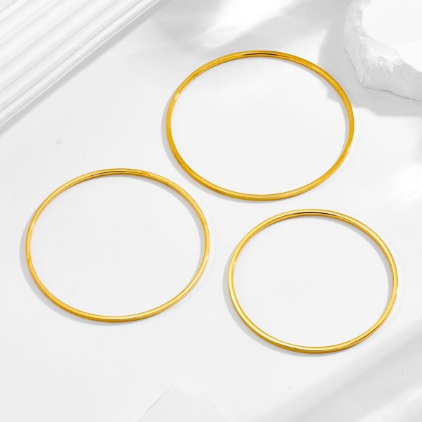 Simple Textured All-match Fashion Titanium Steel Women's Bracelet