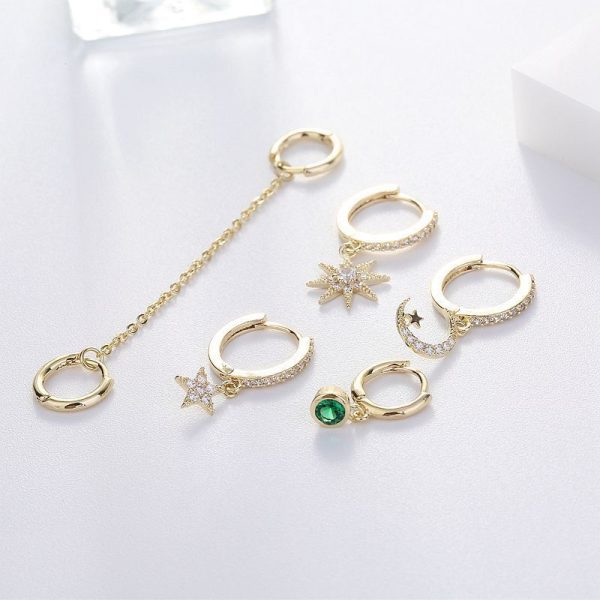 5f0991ae-6ece-4d7c-b69a-546291c41ba1.jpg Moon Star Set Ear Clip Earrings