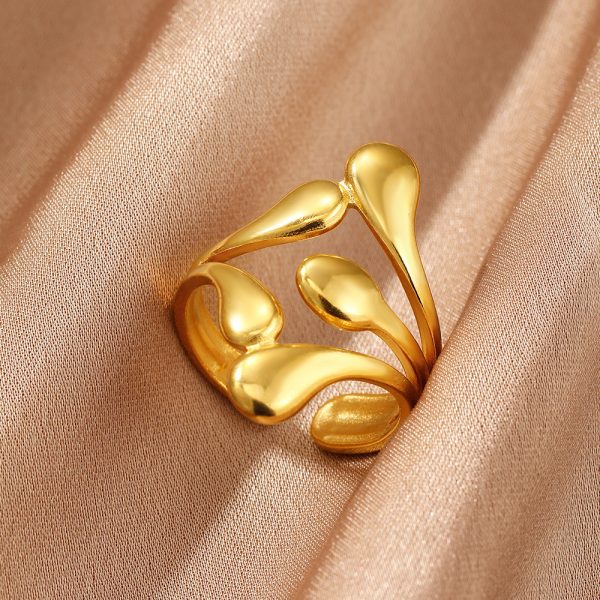 Female Personality Curved Niche Normcore Bag Geometric Ring