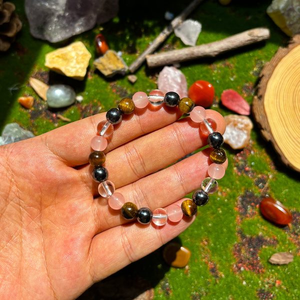 New Tiger Eye Stone Beaded Bracelet