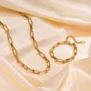 Simple Stainless Steel Basic Style Necklace For Women