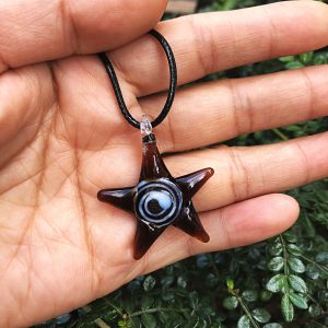 Creative Ocean Style Art Starfish Inner Spiral Necklace