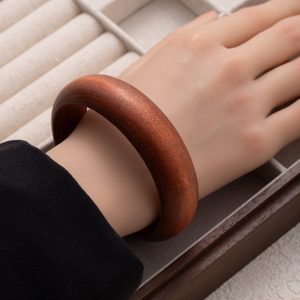 New Chinese Retro Ethnic Style Wooden Art Bracelet