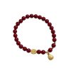 Peace Buckle Gourd Beaded Bracelet Birth Year Red Bracelet
