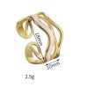 Women's Fashionable All-match Titanium Steel Ring
