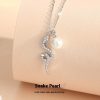 White Gold Color Rose Gold Necklace
