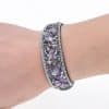 Crushed Stone Multicolor Bangle Bracelet