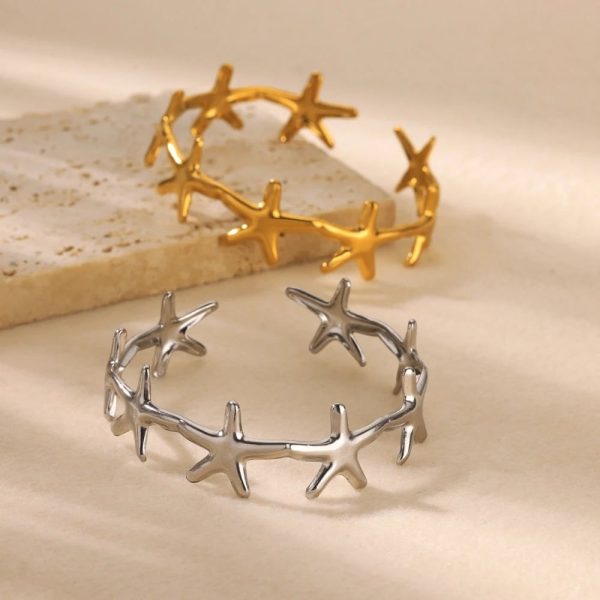 Vintage Ocean Style Stainless Steel Bracelet