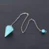 Ling cone stone pendant