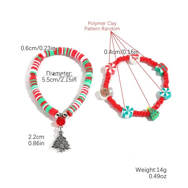 European And American New Christmas Bracelet Pendant