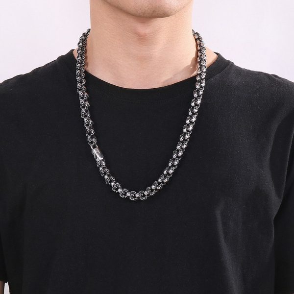 Trendy Punk Ghost Head Retro Ornament