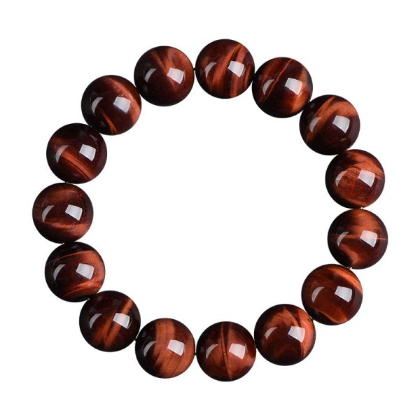 Natural Lightning Red Tigereye Ball Bracelet