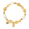 Ringing Bell Gold Rutilated Quartz Bracelet