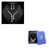 Jewelry Temperament Set Chain Ladies Earrings Necklace Two Piece