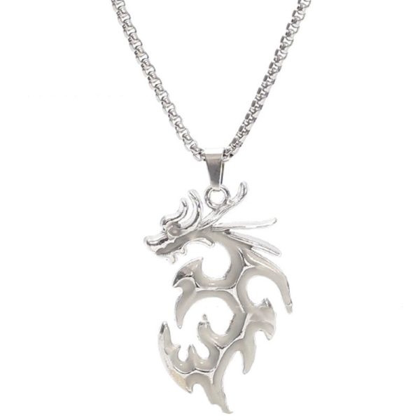 Luminous Flame Dragon Necklace Personality