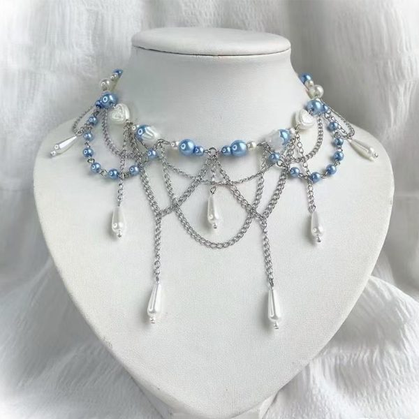 Pendant Necklace Women's Long Clavicle Chain
