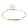 Irregular Hollow Mountain Pendant Bracelet Girls Temperament Jewelry