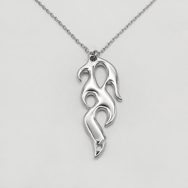 Punk Domineering Fire Element Necklace Hip Hop