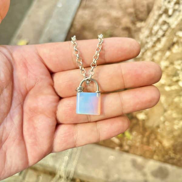 Lock Head Pendant Miscellaneous Stone