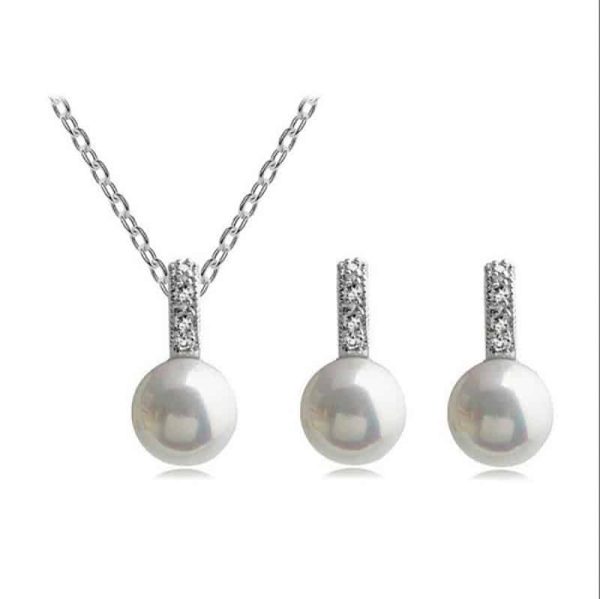 Simple Fashion Necklace Elegant Pearl Women's