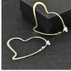 Big Circle Earrings Love Style Personality