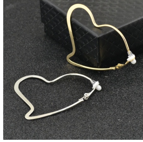 Big Circle Earrings Love Style Personality