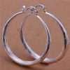 Large ear circle round ear buckle