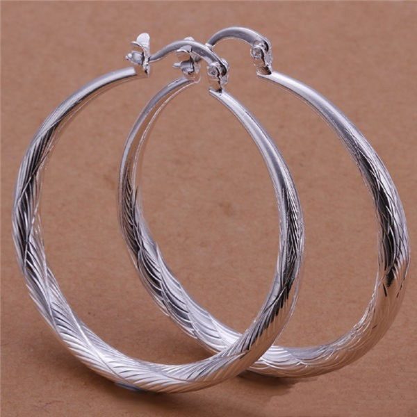Large ear circle round ear buckle
