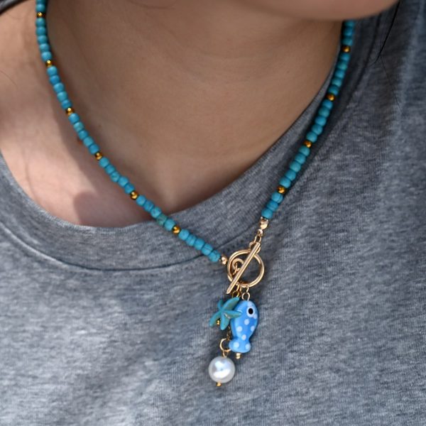 622f42e7-d429-4511-8299-4f5e3424c507.jpg Ocean Series Ceramic Fish Pendant Necklace Colorful Beaded